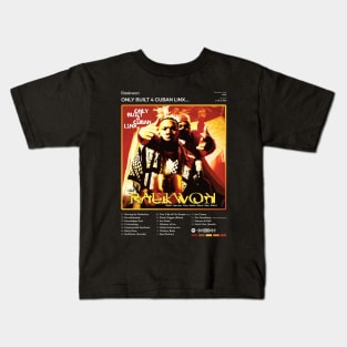 Raekwon - Only Built 4 Cuban Linx... Tracklist Album Kids T-Shirt